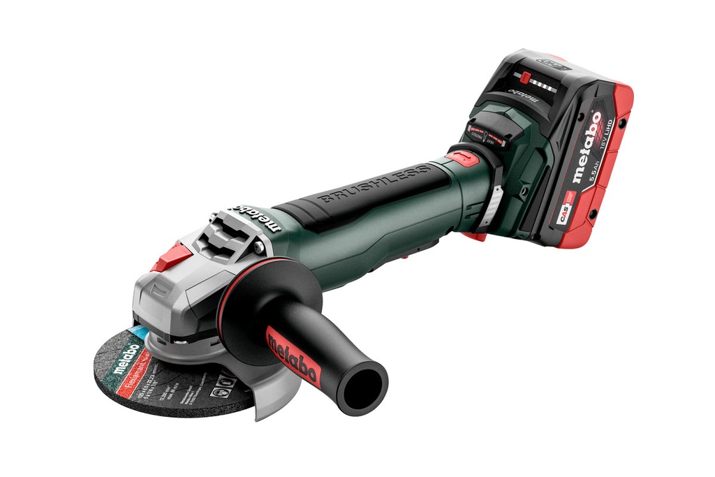 ESMERILADORA ANGULAR DE 5", WPB 18 LT BL 11-125 QUICK, 1100W, METABO 613059520