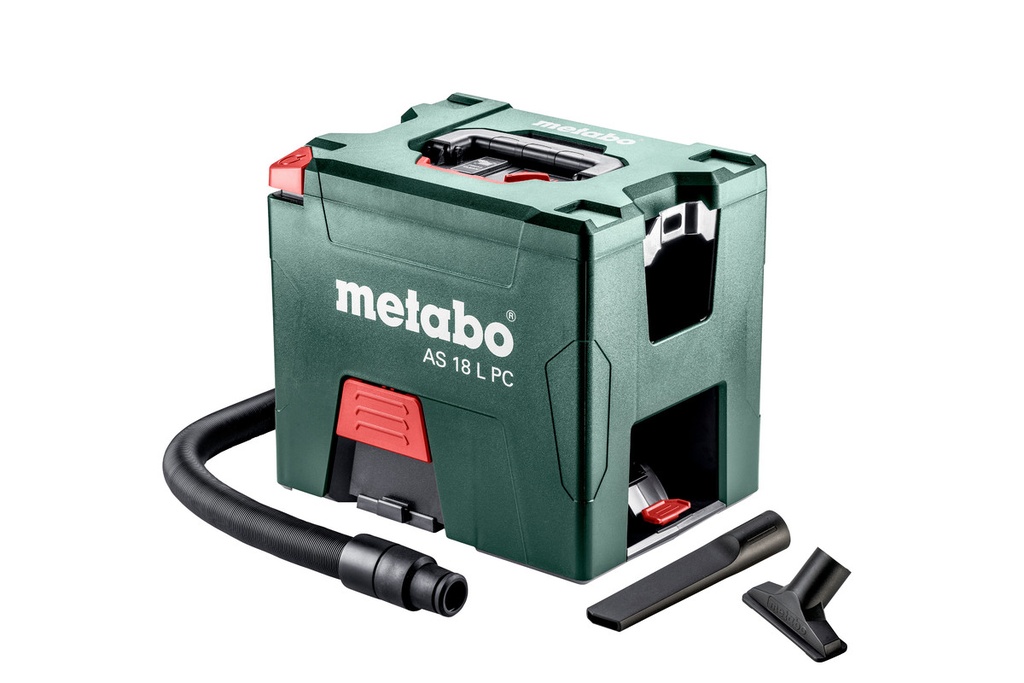 ASPIRADORA INALAMBRICA AS 18 L PC, 7.5 LITROS, MARCA METABO, MODELO 602021850