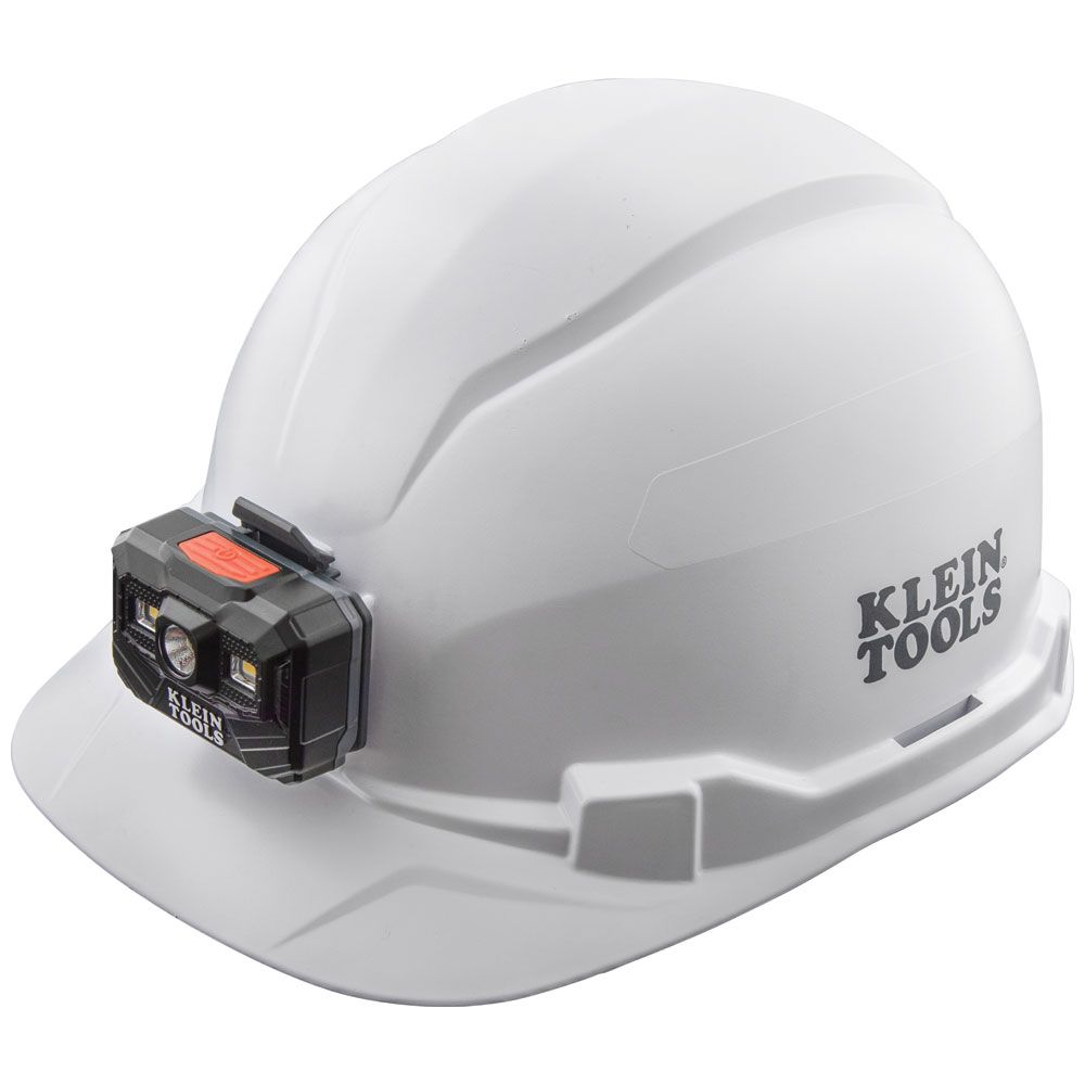 CASCO SIN VENTILACION, TIPO CACHUCHA, CON LINTERNA FRONTAL RECARGABLE, MARCA KLEIN TOOLS, MODELO 60107RL