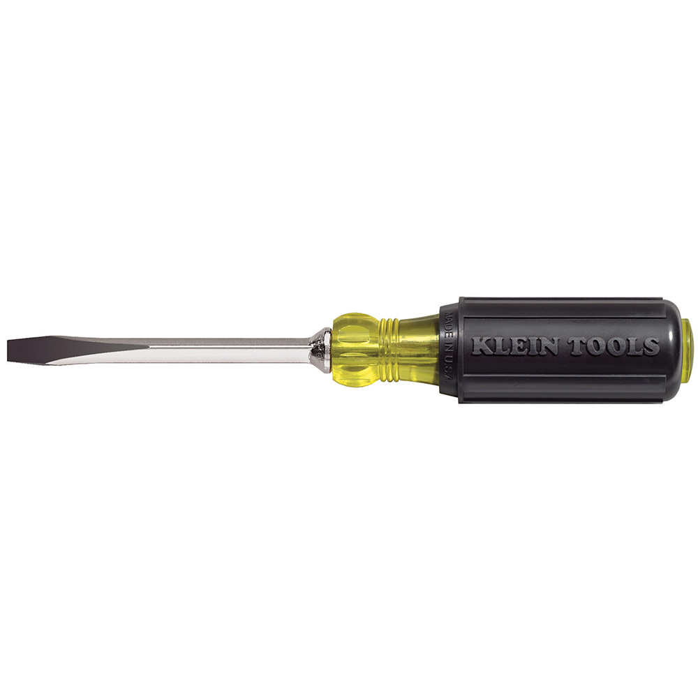 DESTORNILLADOR PLANO DE 1/4", DE 4", MARCA KLEIN TOOLS, MODELO 600-4