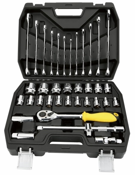 JUEGO DE CUBOS DE 1/2" DE 37 PIEZAS, BOSI TOOLS, BS512037