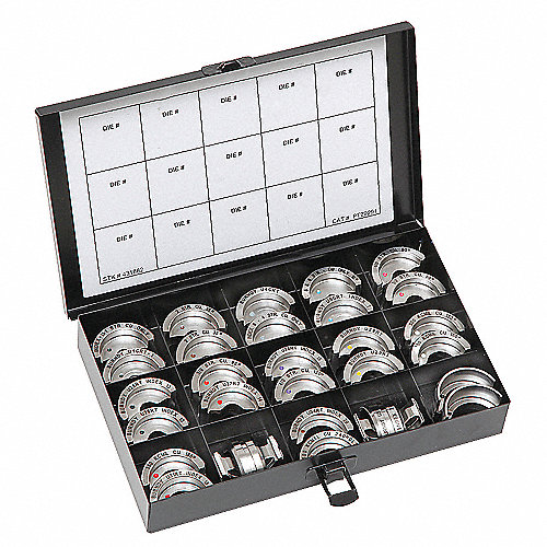 KIT DE DADOS DE COBRE, DE 15 PIEZAS, DEL # 6 AWG AL # 750 MCM, MARCA TECNO, MODELO KC-15-SET