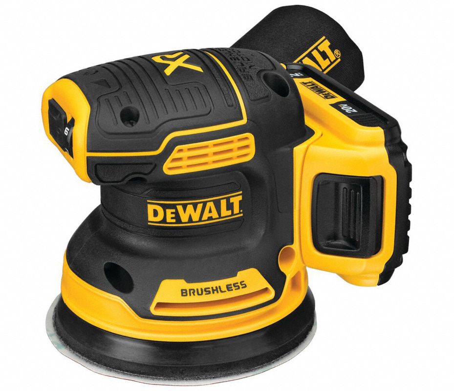 KIT DE LIJADORA ORBITAL ALEATORIA INALAMBRICA DE 5" 20 V, MAX XR, MARCA DEWALT, MODELO DW-DCW210D1