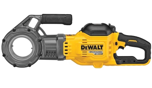 KIT DE ROSCADORA DE TUBOS INALAMBRICA DE 1/2" A 2" 60V, MARCA DEWALT, MODELO DCE700X2K: 2 BAT 9AH + CARG + ESTUCHE