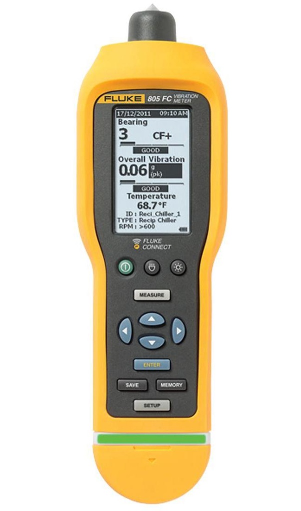 MEDIDOR DE VIBRACIONES, MARCA FLUKE, MODELO 805FC