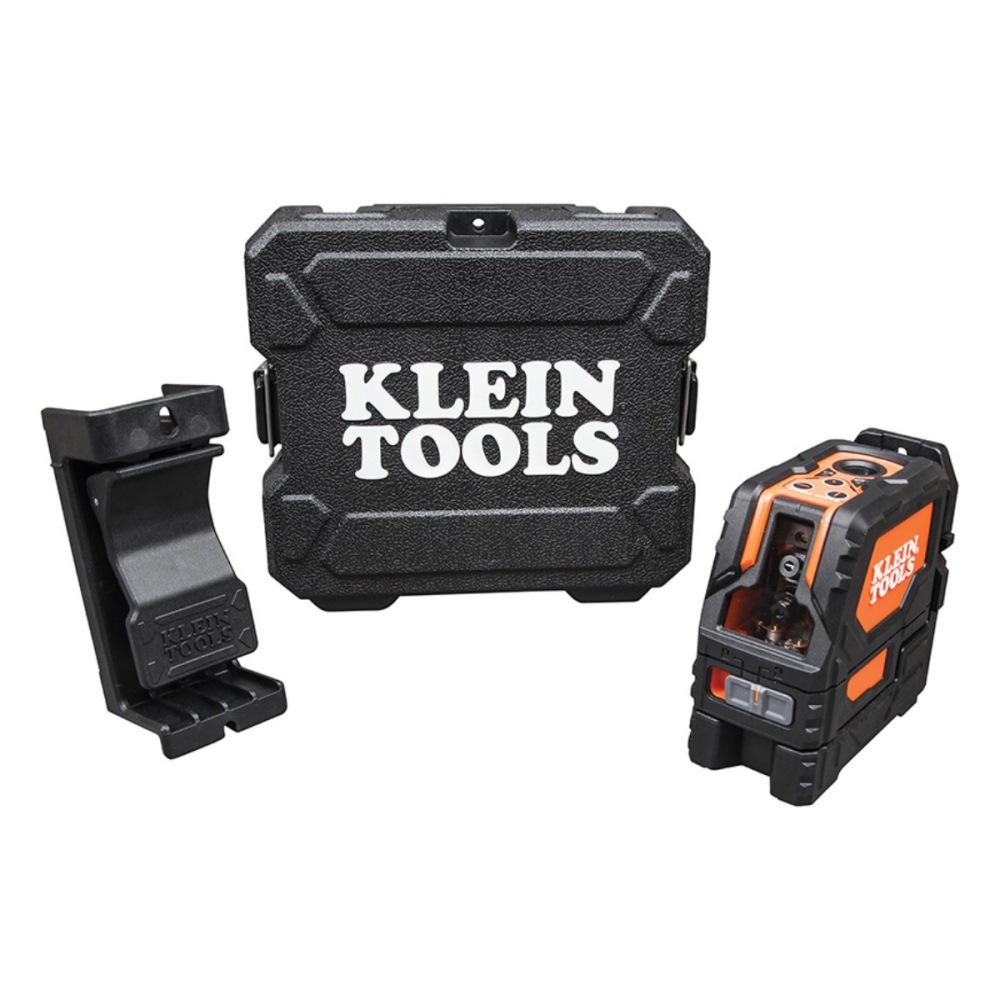 NIVEL LASER DE LINEAS CRUZADAS AUTONIVELANTE COLOR ROJO, MARCA KLEIN TOOLS, MODELO 93LCLS