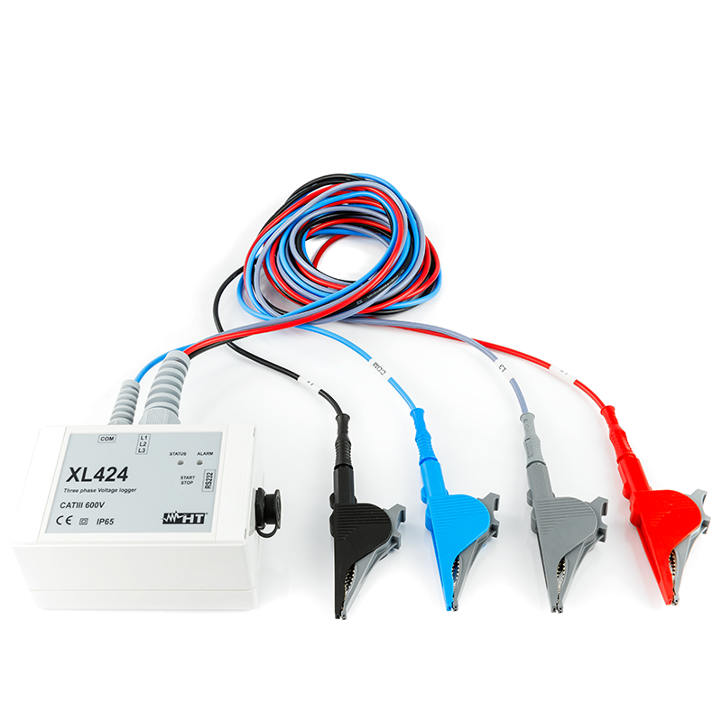 REGISTRADOR TRIFASICO DE VOLTAJE, MARCA HTI, MODELO XL424