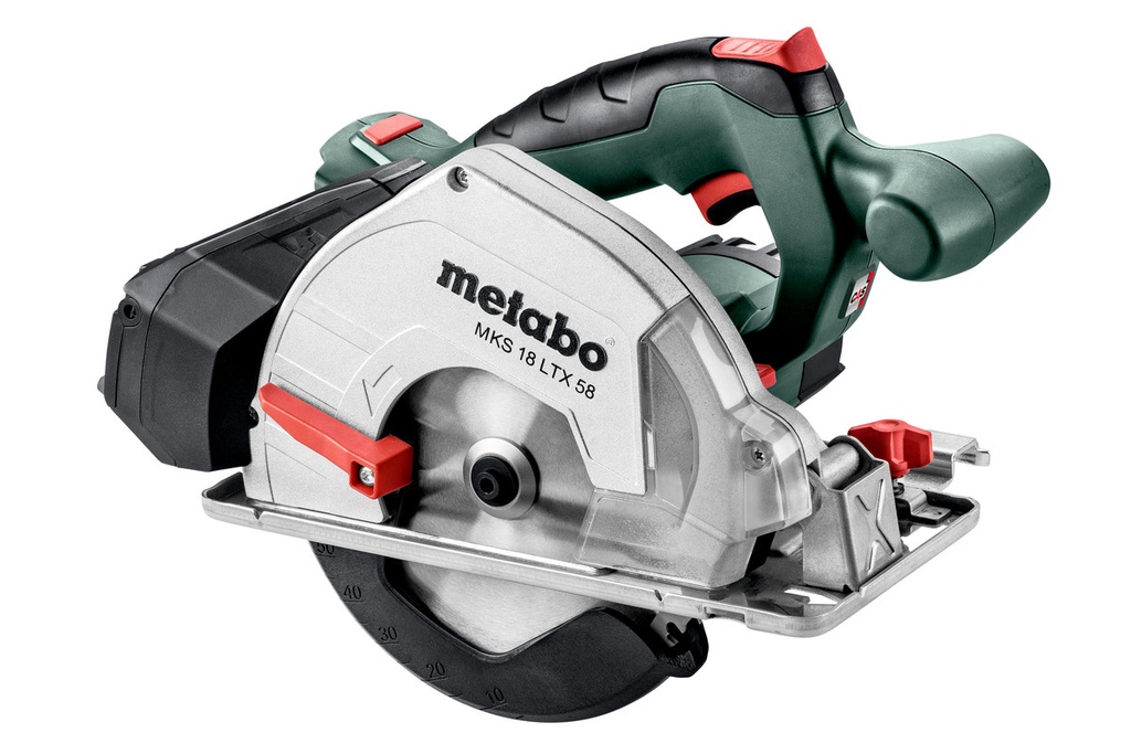SIERRA CIRCULAR INALAMBRICA MKS 18 LTX 58, MARCA METABO MODELO 600771840