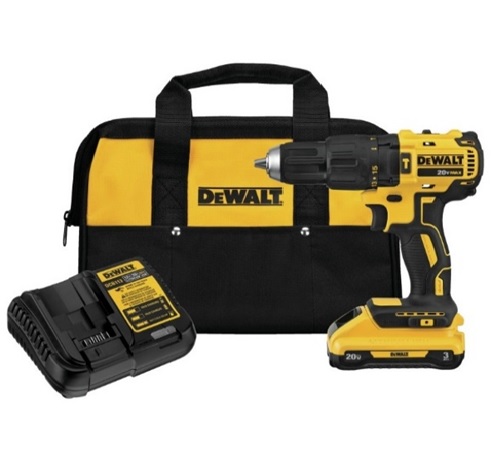 TALADRO PERCUTOR/ATORNILLADOR INALAMBRICO DE 1/2" 20V, 340W, MARCA DEWALT, MODELO DCD7781D2-B3: 2 BAT 2AH + CARG + BOLSO