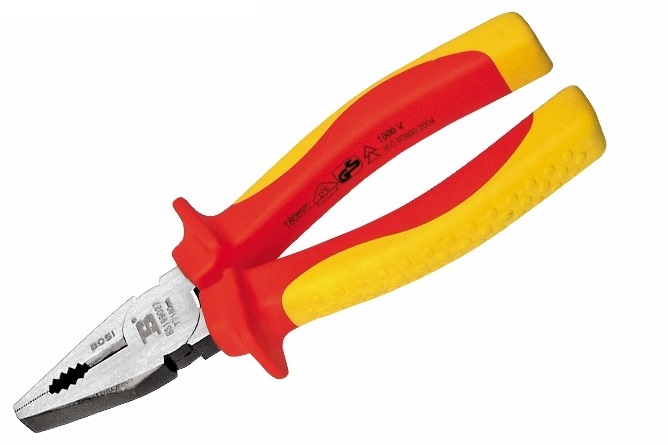 TENAZA DE CORTE LATERAL DE 7" AISLADA 1000V, MARCA BOSI TOOLS, MODELO BS199027