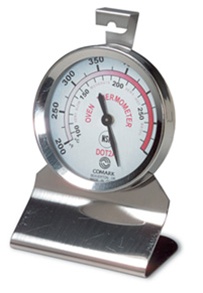 TERMOMETRO DE HORNO DE ACERO INOXIDABLE DE 100 A 280 °C, MARCA COMARK, MODELO DOT2AK