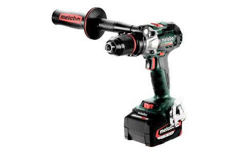 KIT DE TALADRO ATORNILLADOR DE PERCUSION INALAMBRICO SB 18 LTX BL I, MARCA METABO, MODELO 602360520: 2 BAT 5.2AH + CARGADOR