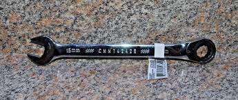 LLAVE COMBINADA CON TRINQUETE REVERSIBLE METRICA DE 12 PUNTOS, 15 MM, 72 DIENTES Y 12 PUNTAS, CRAFTSMAN CMMT42426