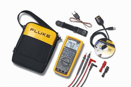 KIT COMBINADO DE MULTIMETRO CON SOFTWARE Y CONEXION FC IR3000, MARCA FLUKE, MODELO 287/FVF/IR3000