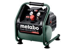 [METABO 601521850] COMPRESOR INALAMBRICO POWER 160-5 18 LTX BL, 5 LITROS, 116 PSI, MARCA METABO, MODELO 601521850