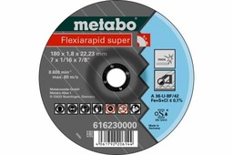 [METABO 616230000] DISCO PARA CORTE DE METAL DE 7" X 1/16" X 7/8", FLEXIRAPID SUPER 180X1.8X22.23 MM, MARCA METABO, MODELO 616230000
