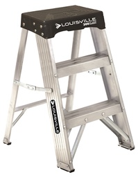 [LOUISVILLE-AS3002] ESCALERA TIPO A DE 2 PIES, ALUMINIO, 300 LB, MARCA LOUISVILLE