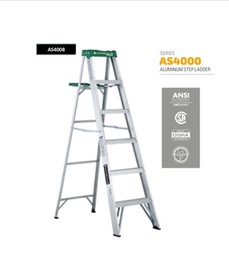 [LOUISVILLE-AS4008] ESCALERA TIPO A DE 8 PIES, ALUMINIO, 225 LB. MARCA LOUISVILLE
