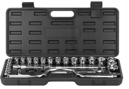 [BS512028] JUEGO DE CUBOS DE 1/2", DE 28 PIEZAS, MARCA BOSI TOOLS, MODELO BS512028