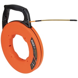 [KLEIN56350] SONDA JALA CABLE DE FIBRA DE VIDRIO CON GUIA DE ACERO EN ESPIRAL DE 50 PIES (15 M), MARCA KLEIN TOOLS, MODELO 56350