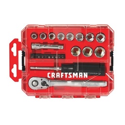 [RAFTSMAN-CMMT12011] JUEGO DE CUBOS EN MILIMETROS DE 3/8" DE 24 PIEZAS, CRAFTSMAN CMMT12011