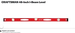 [CRAFTSMAN-CMHT82345] NIVEL DE BURBUJA DE 48", MARCA CRAFTSMAN, MODELO CMHT82345