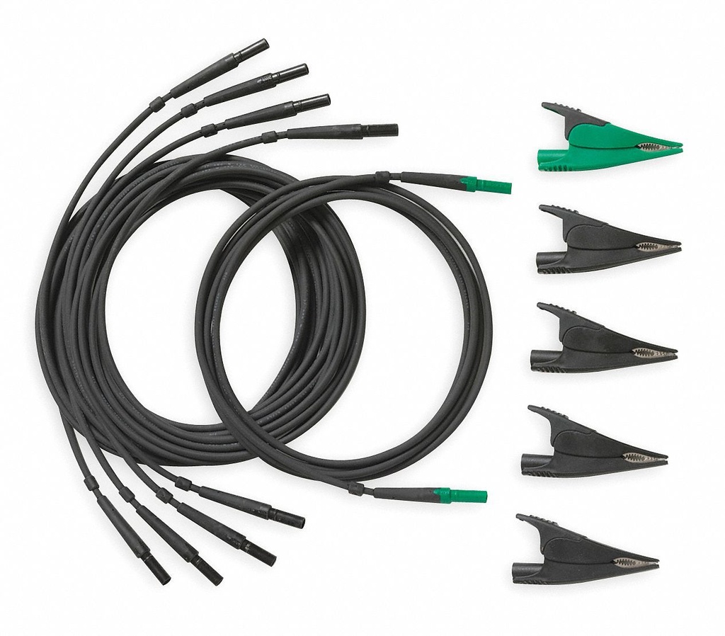 CABLES DE PRUEBA Y PINZA DE COCODRILO, MARCA FLUKE, MODELO TLS430