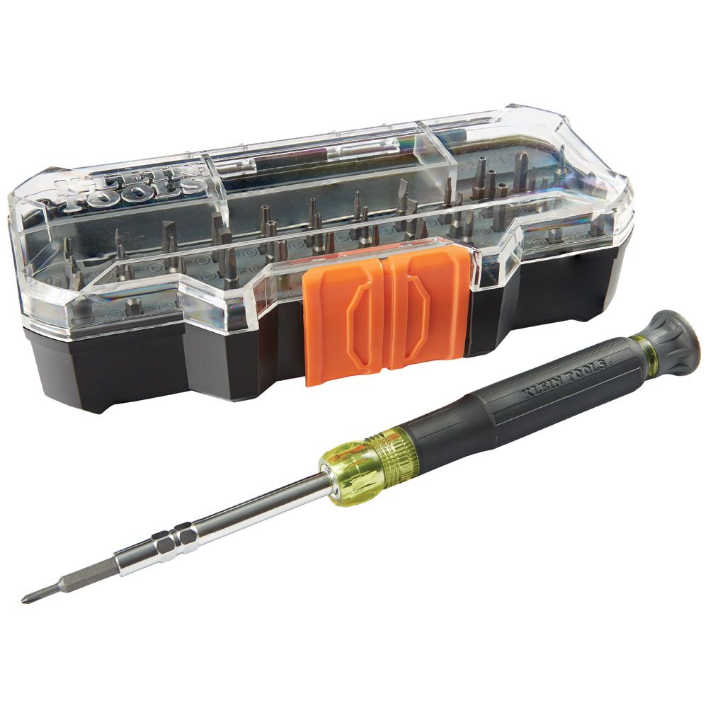 DESTORNILLADOR DE PRECISION TODO EN 1, DE 40 PIEZAS, CON ESTUCHE, MARCA KLEIN TOOLS, MODELO 32717