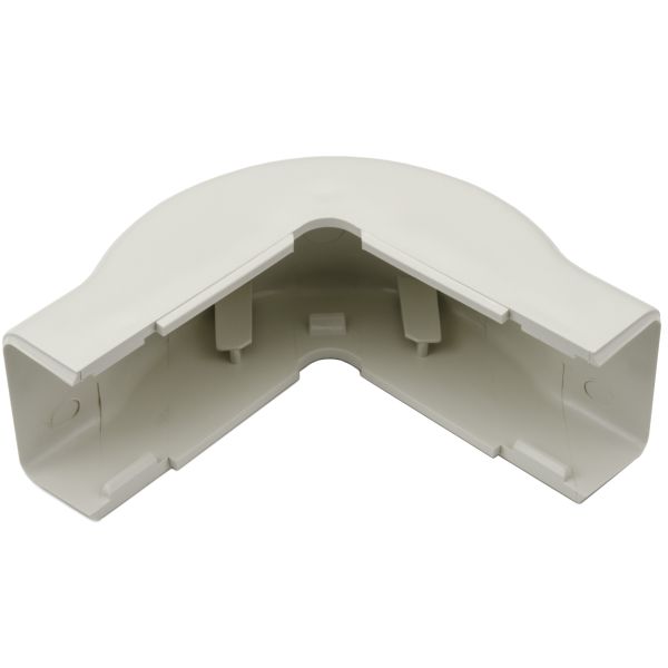 ESQUINA EXTERNA PARA CANALETA PLASTICA DE 1-1/4", 6' DE LARGO, COLOR IVORY, MARCA HELLERMANN TYTON