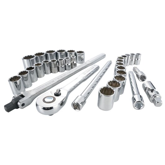 JUEGO DE HERRAMIENTAS MECANICAS DE 1/2", 33 PIEZAS MILIMETRO Y PULGADAS, MARCA CRAFTSMAN, MODELO CMMT12022