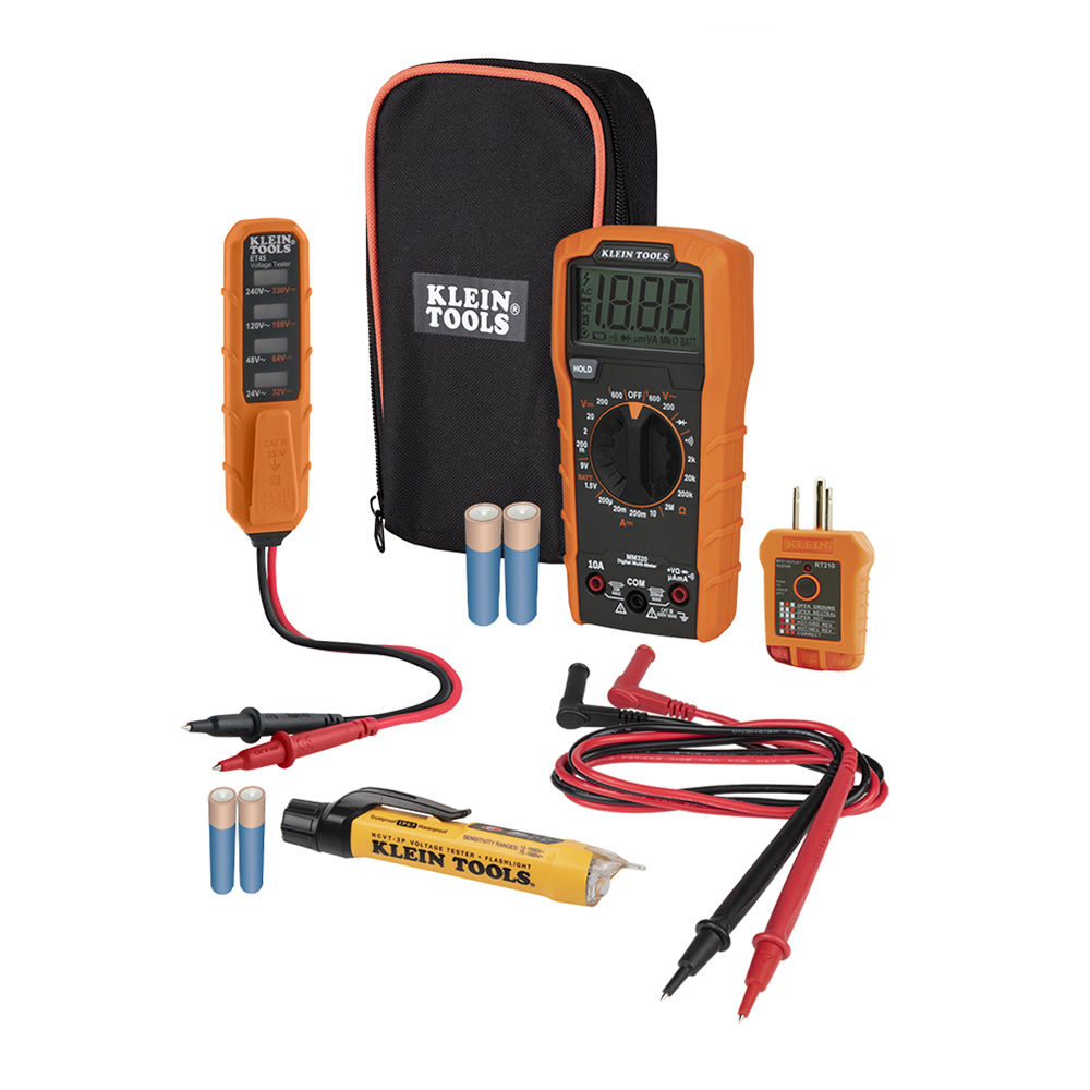 KIT DE PRUEBA ELECTRICA, MARCA KLEIN TOOLS, MODELO MM320KIT