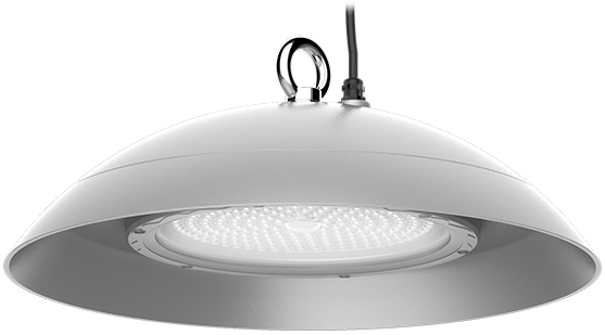 LAMPARA LED HIGH BAY 150W, MARCA FOCO GREEN ENERGY, MODELO HBF-150W50K-D