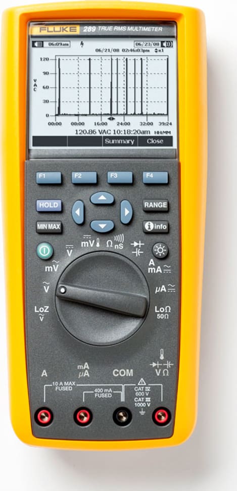 MULTIMETRO GRAFICADOR MARCA FLUKE, MODELO 289