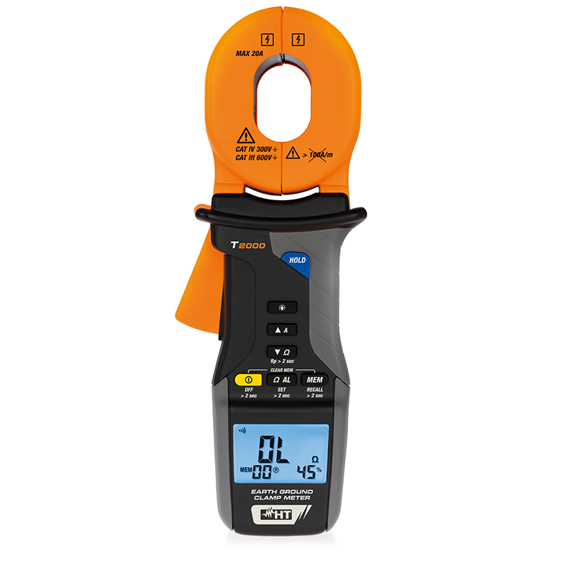 PINZA AMPERIMETRICA DE TIERRA, MARCA HT, MODELO T2000