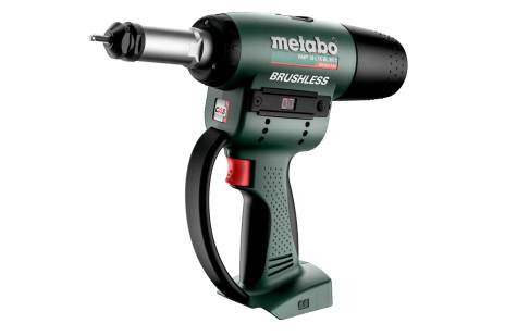 PISTOLA DE TUERCAS REMACHABLES INALAMBRICA, MARCA METABO, MODELO 601788840