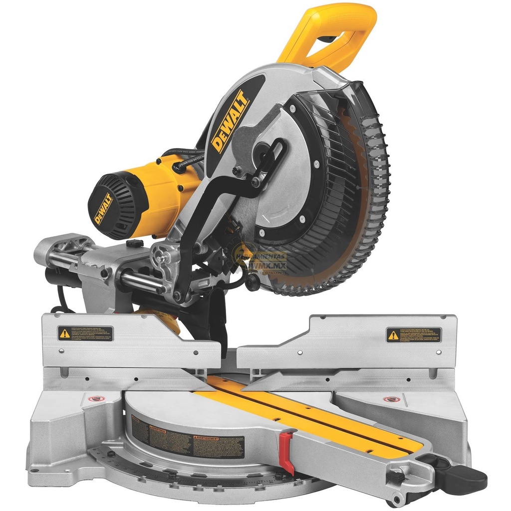 SIERRA INGLETADORA TELESCOPICA DE 12", 305MM, 1675 W, MARCA DEWALT, MODELO DWS780