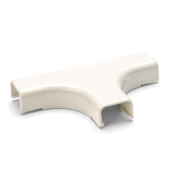 TEE PARA CANALETA PLASTICA DE 3/4", 6' DE LARGO, COLOR IVORY, MARCA HELLERMANN TYTON