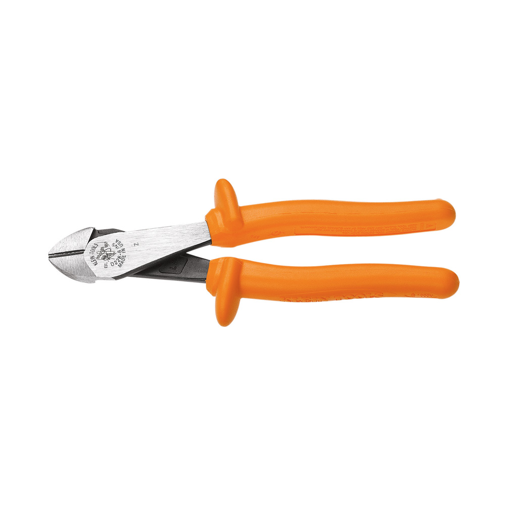 TENAZA DE CORTE DIAGONAL DE 8" AISLADA 1000V (ALICATE), MARCA KLEIN TOOLS, MODELO D228-8-INS