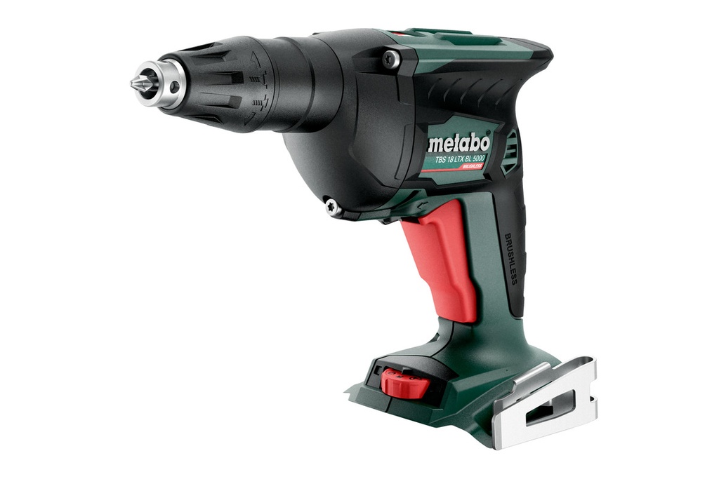 TALADRO ATORNILLADOR INALAMBRICO PARA TABLA YESO TBS 18 LTX BL 5000, MARCA METABO, MODELO 620063840