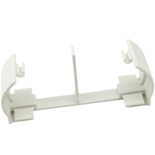 UNION PARA CANALETA PLASTICA DE 4.5", MULTI CANAL, PARA POTENCIA Y DATOS, COLOR IVORY, MARCA HELLERMANN TYTON