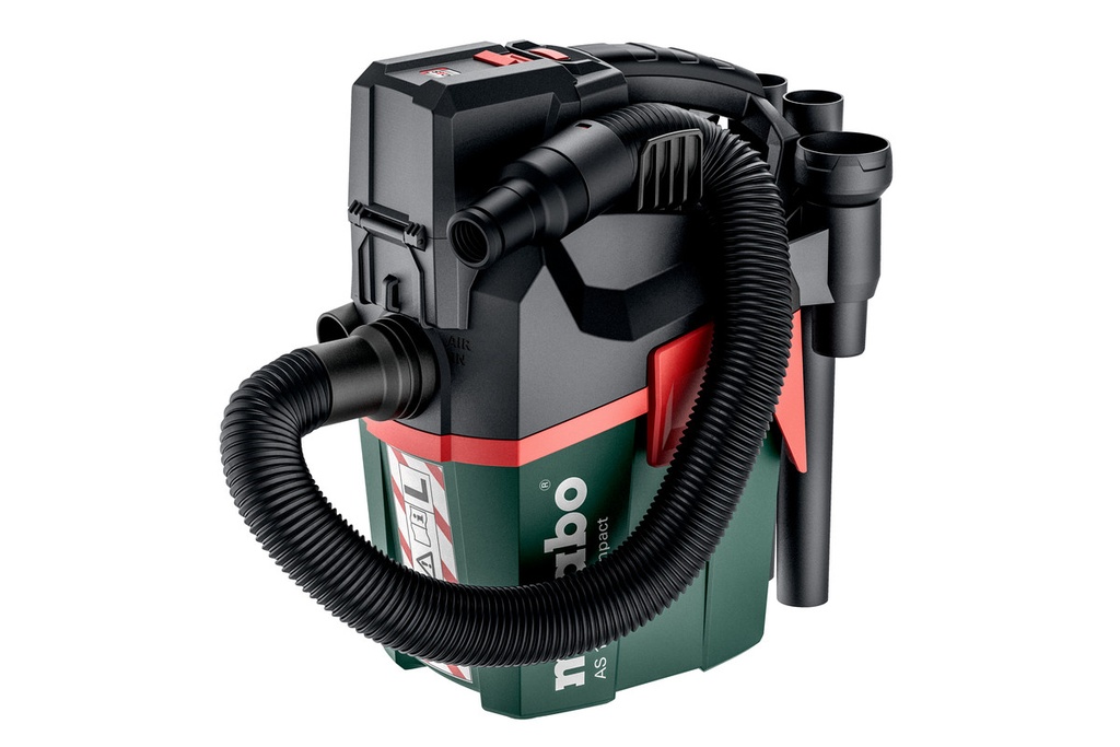 ASPIRADORA INALAMBRICA AS 18 L PC COMPACT, 6 LITROS, MARCA METABO, MODELO 602028850