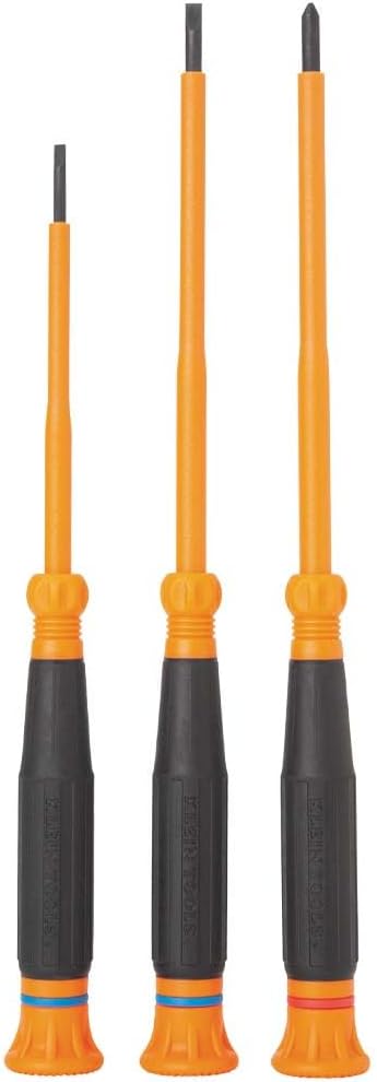 JUEGO DE DESTORNILLADORES BORNEROS DE PRECISION AISLADOS DE 1000V, MARCA KLEIN TOOLS, MODELO 85613-INS