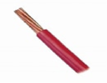 CABLE DE COBRE ESTAÑADO, 1X6mm² (#10AWG), 1500V, COLOR ROJO (METROS)