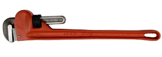 LLAVE PARA TUBO DE 18", MARCA STANLEY, MODELO 87-625
