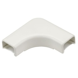 [H-TSR1FW-25] CODO INTERNO PARA CANALETA PLASTICA DE 3/4", 6' DE LARGO, COLOR IVORY, MARCA HELLERMANN TYTON