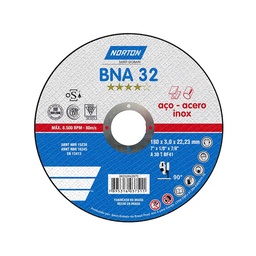 [NORTON150521] DISCO PARA CORTE METAL DE 9"X1/8"7/8", CENTRO PLANO, MARCA NORTON, MODELO 150521
