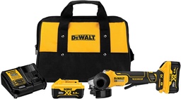 [DW-DCG413R2] KIT DE ESMERILADORA ANGULAR INALAMBRICA DE 4-1/2" 20V, 2000W, DEWALT DCG413R2: 2 BAT 6AH+CARG+BOLSO