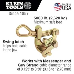 [KLEIN1604-20L] GANCHO O COMELON 5000 LIBRAS, PARA CABLE ACERADO #5/16", MARCA KLEIN TOOLS, MODELO 1604-20L