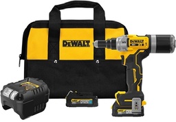 [DW-DCF414GE2] KIT DE HERRAMIENTAS DE REMACHE INALAMBRICO DE 1/4" SIN ESCOBILLAS, 20V MAX, MARCA DEWALT, MODELO DCF414GE2