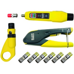 [KLEINVDV002-818] KIT DE INSTALACION Y PRUEBA DE CABLE COAXIAL, MARCA KLEIN TOOLS, MODELO VDV002-818